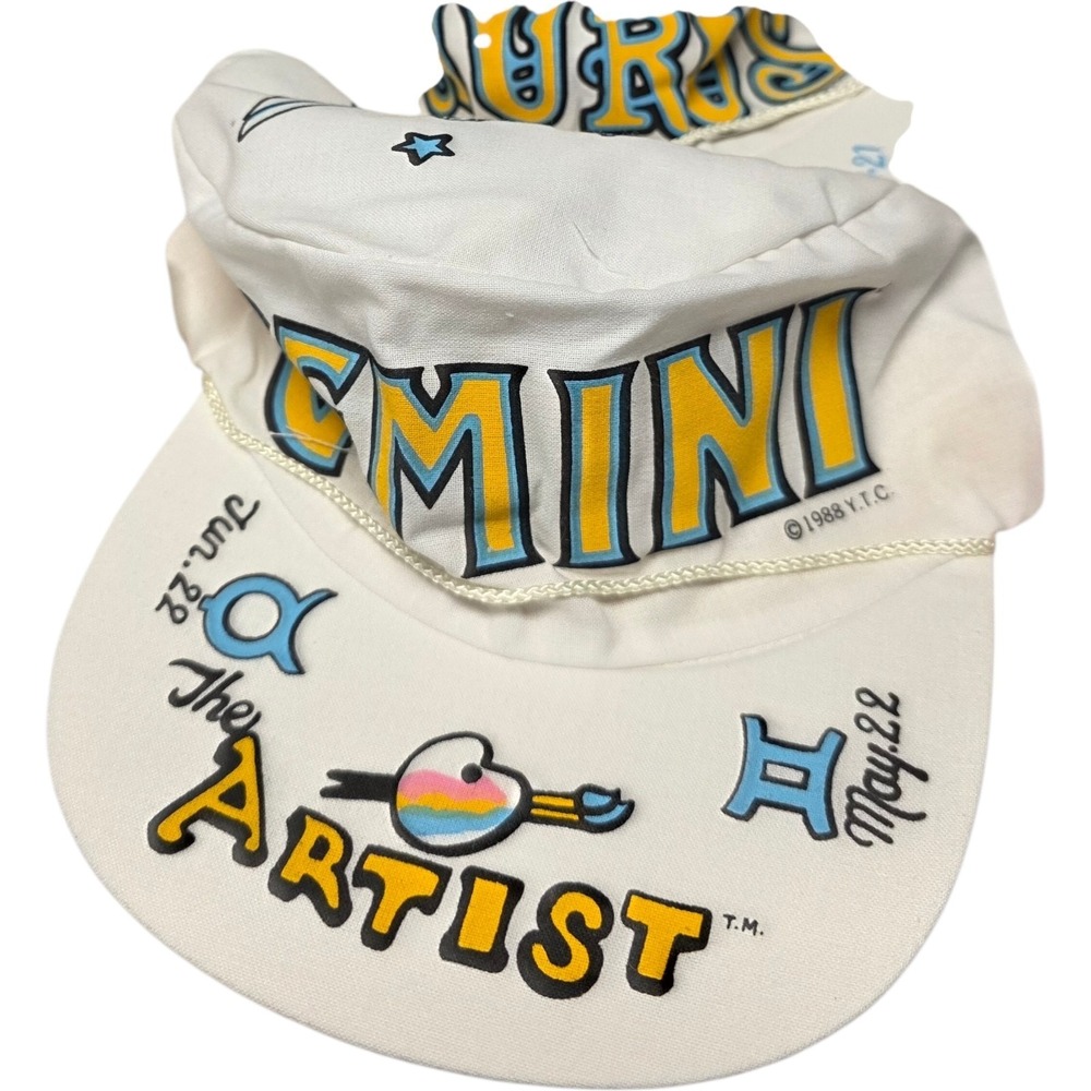 LOT OF 12 Zodiac Sign Painters Graffiti Hat Cap NOS Astrology Inspector 1990s - Picture 4 of 7